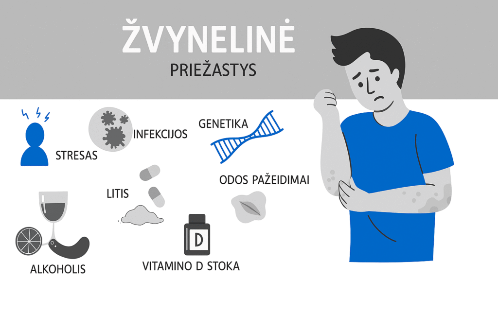 5 gyvenimiški patarimai, padėsiantys suvaldyti žvynelinę