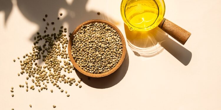 Kanapių sėklų aliejus plaukams