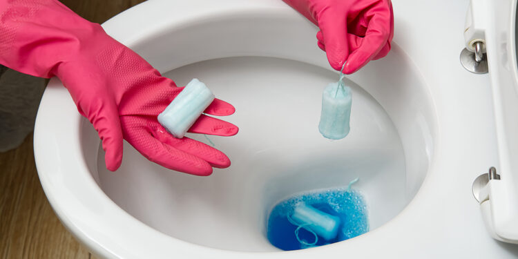 Kaip saugiai išmesti naudotus tamponus