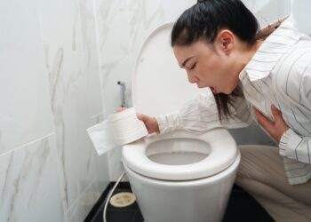 Kodėl mano vėmaluose yra gleivių?