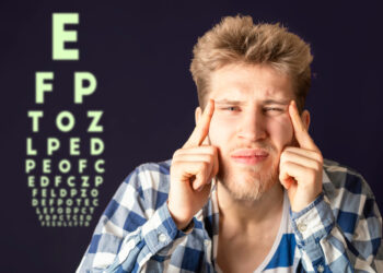 Tamsių ratilų po akimis naikinimas vyrams