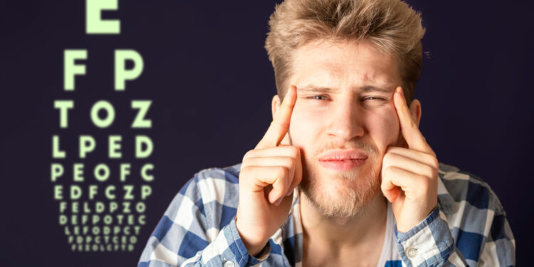 Tamsių ratilų po akimis naikinimas vyrams