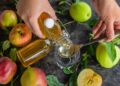 Obuolių acto priemonės nuo saulės nudegimo