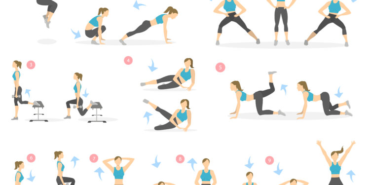 Geriausi pratimai širdies sveikatai