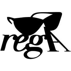 REGA, optikos salonas Vilniuje logotipas